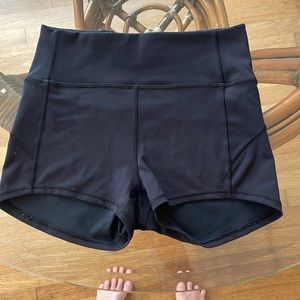 Lululemon Align shorts, size 4. Black